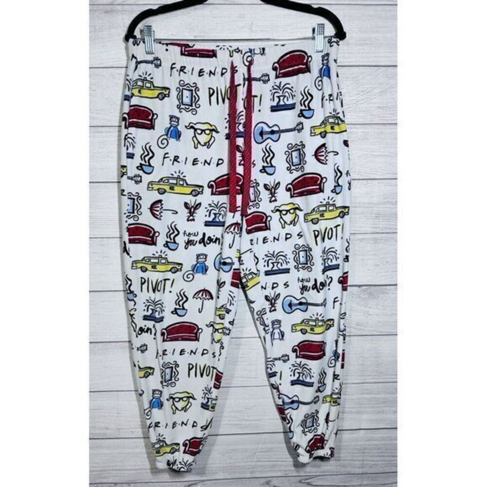 F.R.I.E.N.D.S Television Series Soft Sleep Pajama Pants Joggers Sleepwear Medium - Picture 7 of 7